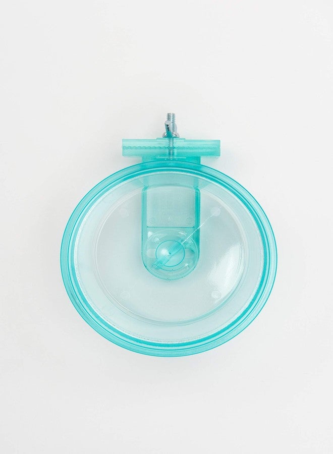 Lixit Quick Lock Removable Cage Bowls for Rabbits, Guinea Pigs, Gerbils, Ferrets, Dogs, Cats, Birds, and Other Small Animals - Made in USA (Blue, 20 Ounce) - Image 2